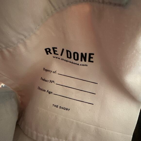 RE/DONE x Levi's Collaboration The Short in Pink Size 25 NWT - Picture 8 of 10